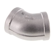 Rp 1 1/4'' RVS L-Fitting 45graden 16 Bar