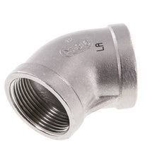 Rp 1 1/4'' RVS L-Fitting 45graden 16 Bar