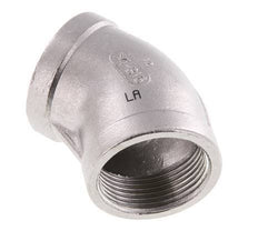 Rp 1 1/4'' RVS L-Fitting 45graden 16 Bar