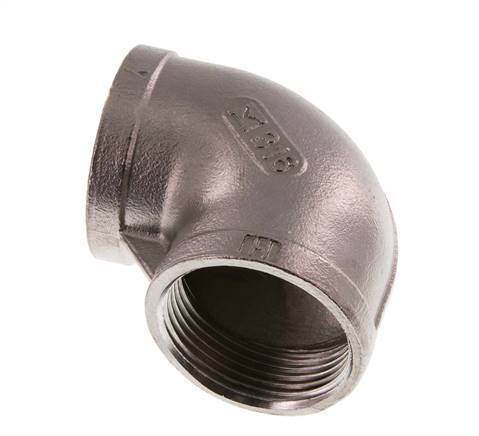 Rp 1 1/4'' RVS L-Fitting 90graden 10 Bar