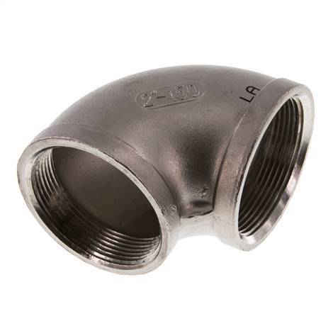 2'' NPT RVS L-Fitting 90graden 16 Bar