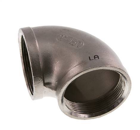 2'' NPT RVS L-Fitting 90graden 16 Bar