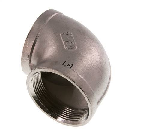 2'' NPT RVS L-Fitting 90graden 16 Bar
