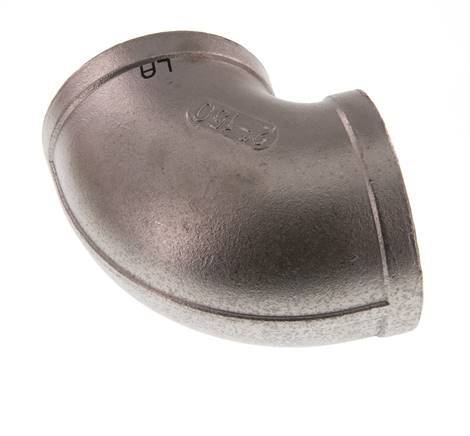 2'' NPT RVS L-Fitting 90graden 16 Bar