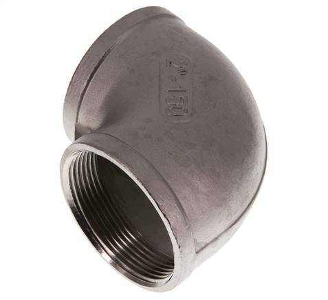 Rp 2'' RVS L-Fitting 90graden 10 Bar
