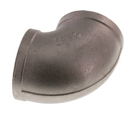 Rp 2'' Stainless steel 90 deg Elbow Fitting 16 Bar
