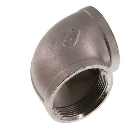 Rp 2'' RVS L-Fitting 90graden 16 Bar