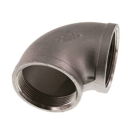 Rp 2'' RVS L-Fitting 90graden 16 Bar