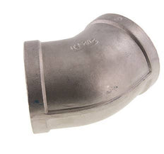 Rp 2 1/2'' RVS L-Fitting 45graden 16 Bar