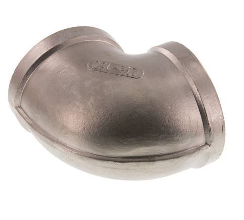 Rp 2 1/2'' RVS L-Fitting 90graden 16 Bar