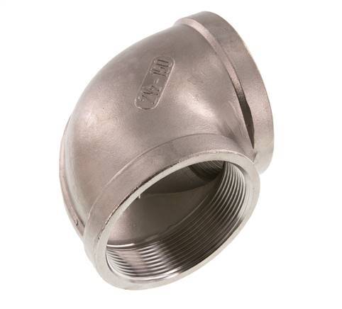 Rp 2 1/2'' RVS L-Fitting 90graden 16 Bar