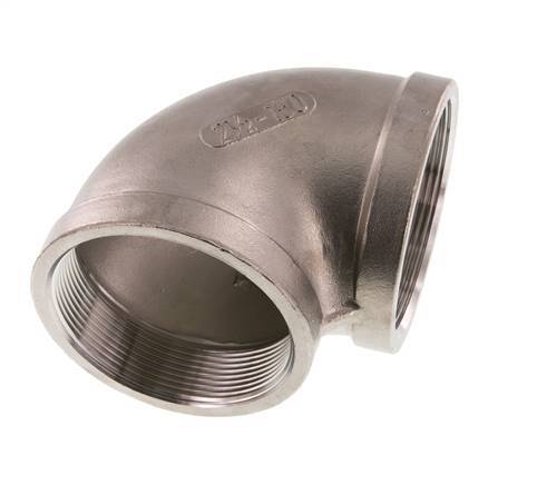 Rp 2 1/2'' RVS L-Fitting 90graden 16 Bar