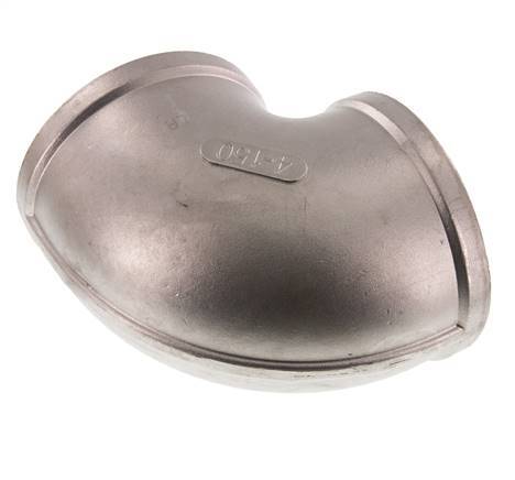 Rp 4'' RVS L-Fitting 90graden 16 Bar