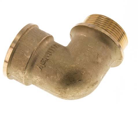 G 1 1/2'' F/M Messing L-Fitting 90graden 16 Bar