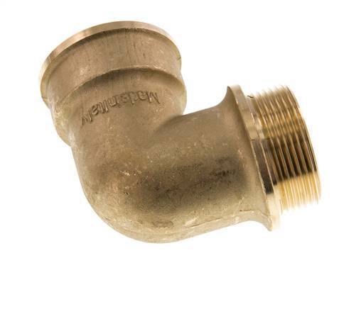 G 1 1/2'' F/M Messing L-Fitting 90graden 16 Bar