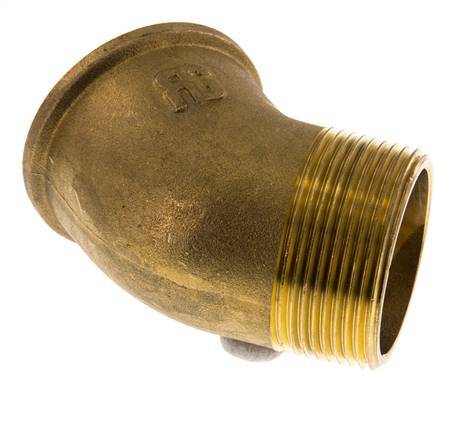 Rp 1 1/2'' x R 1 1/2'' F/M Brass 45 deg Elbow Fitting 16 Bar