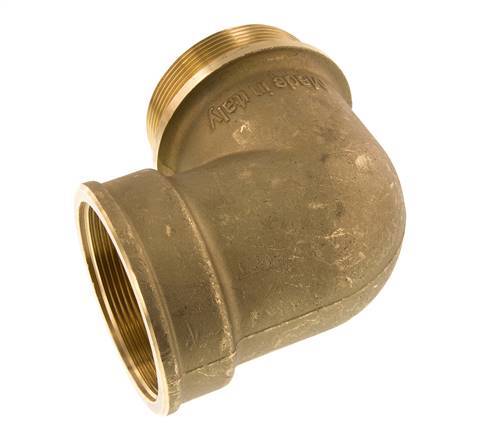 G 2 1/2'' x G 2 1/2'' F/M Messing L-Fitting 90graden 16 Bar