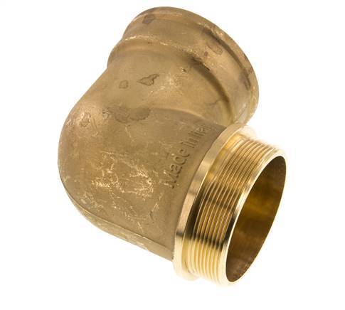 G 3'' x G 3'' F/M Messing L-Fitting 90graden 16 Bar