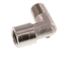 G 1/8'' x R 1/8'' F/M Nickel plated Brass 90 deg Elbow Fitting 16 Bar [5 Pieces]