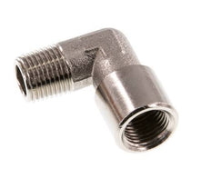 G 1/8'' x R 1/8'' F/M Nickel plated Brass 90 deg Elbow Fitting 16 Bar [5 Pieces]