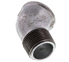 Rp 1'' x R 1'' F/M Zinc plated Cast iron 45 deg Elbow Fitting 25 Bar