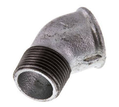 Rp 1'' x R 1'' F/M Zinc plated Cast iron 45 deg Elbow Fitting 25 Bar