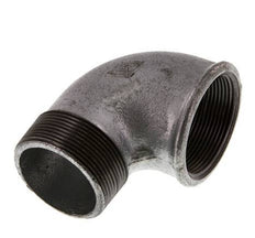 Rp 2'' x R 2'' F/M Zinc plated Cast iron 90 deg Elbow Fitting 25 Bar