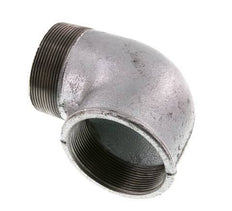 Rp 2 1/2'' x R 2 1/2'' F/M Zinc plated Cast iron 90 deg Elbow Fitting 25 Bar