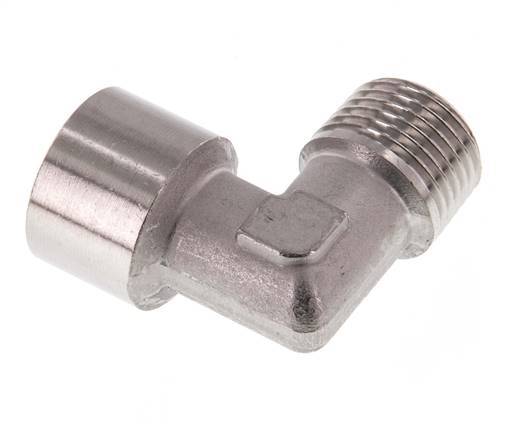 G 1/2'' x R 1/2'' F/M RVS L-Fitting 90graden 150 Bar