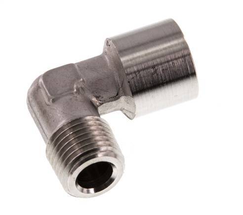 G 1/4'' x R 1/4'' F/M RVS L-Fitting 90graden 150 Bar