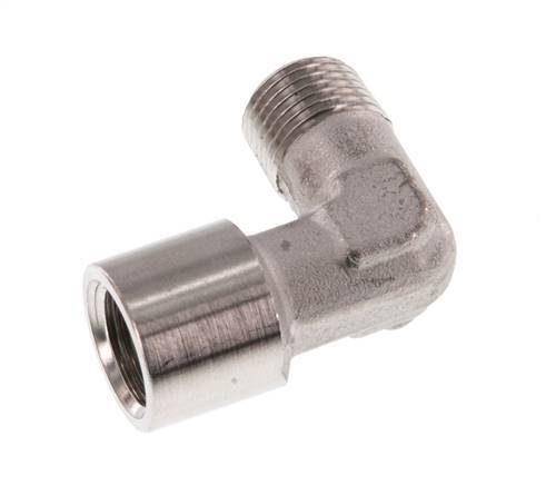 G 1/8'' x R 1/8'' F/M RVS L-Fitting 90graden 150 Bar