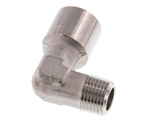 G 1/8'' x R 1/8'' F/M RVS L-Fitting 90graden 150 Bar