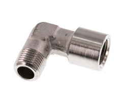 G 1/8'' x R 1/8'' F/M RVS L-Fitting 90graden 150 Bar