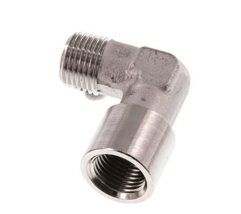 G 1/8'' x R 1/8'' F/M RVS L-Fitting 90graden 150 Bar