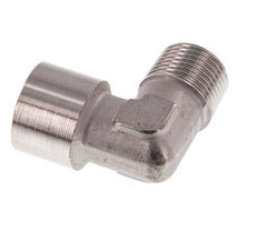 G 3/8'' x R 3/8'' F/M RVS L-Fitting 90graden 150 Bar