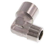 G 3/8'' x R 3/8'' F/M RVS L-Fitting 90graden 150 Bar