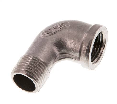 1/2'' NPT x 1/2'' NPT F/M Stainless steel 90 deg Elbow Fitting 16 Bar