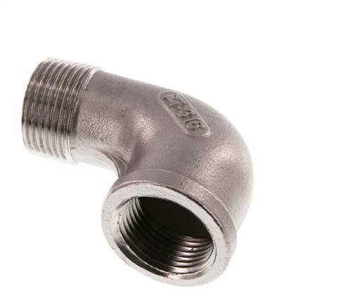 3/4'' NPT x 3/4'' NPT F/M Stainless steel 90 deg Elbow Fitting 16 Bar
