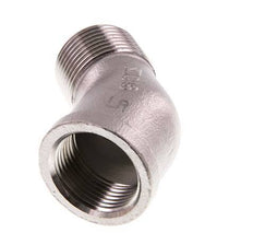 Rp 3/4'' x R 3/4'' F/M Stainless steel 45 deg Elbow Fitting 16 Bar