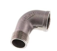 Rp 3/4'' x R 3/4'' F/M RVS L-Fitting 90graden 10 Bar