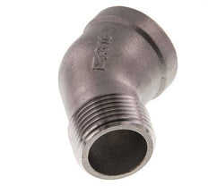 Rp 1'' x R 1'' F/M Stainless steel 45 deg Elbow Fitting 16 Bar