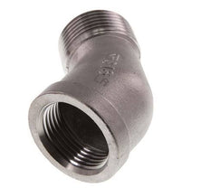 Rp 1'' x R 1'' F/M Stainless steel 45 deg Elbow Fitting 16 Bar