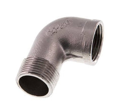 Rp 1'' x R 1'' F/M RVS L-Fitting 90graden 10 Bar