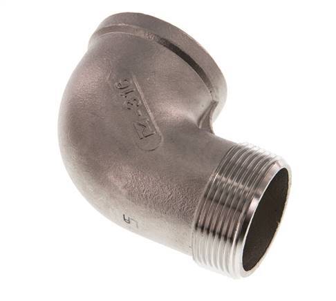 1 1/2'' NPT x 1 1/2'' NPT F/M Stainless steel 90 deg Elbow Fitting 16 Bar