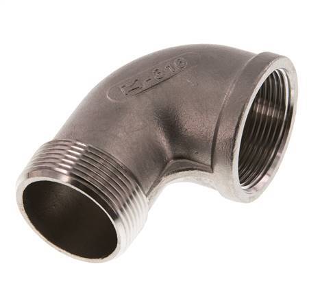 1 1/2'' NPT x 1 1/2'' NPT F/M Stainless steel 90 deg Elbow Fitting 16 Bar