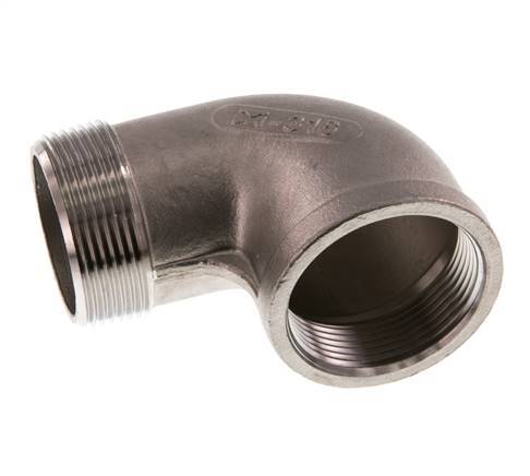 1 1/2'' NPT x 1 1/2'' NPT F/M Stainless steel 90 deg Elbow Fitting 16 Bar