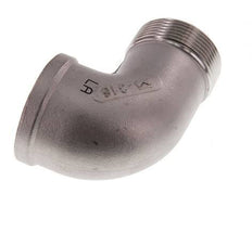 Rp 1 1/2'' x R 1 1/2'' F/M RVS L-Fitting 90graden 16 Bar