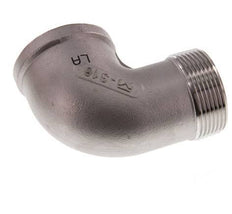 Rp 1 1/2'' x R 1 1/2'' F/M RVS L-Fitting 90graden 16 Bar