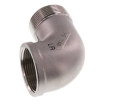 Rp 1 1/2'' x R 1 1/2'' F/M RVS L-Fitting 90graden 16 Bar