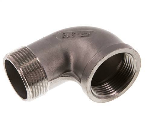 1 1/4'' NPT x 1 1/4'' NPT F/M Stainless steel 90 deg Elbow Fitting 16 Bar